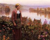 丹尼尔 李奇微爵士 : A Garden above the Seine Rolleboise